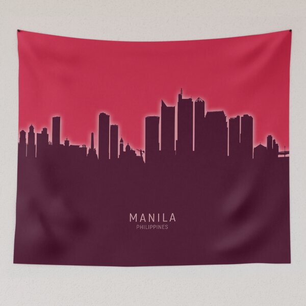 Item preview, Manila Philippines Skyline designed and sold by ArtPrints.