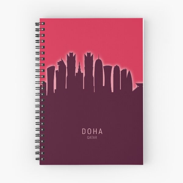 Item preview, Doha Qatar Skyline designed and sold by ArtPrints.