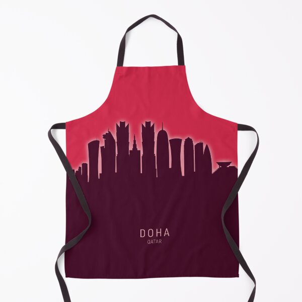 Item preview, Doha Qatar Skyline designed and sold by ArtPrints.