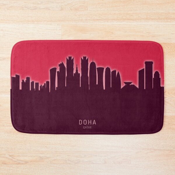 Item preview, Doha Qatar Skyline designed and sold by ArtPrints.