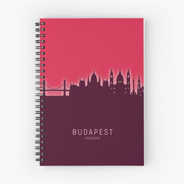 Artikelvorschau, Budapest Hungary Skyline entworfen und verkauft von ArtPrints.