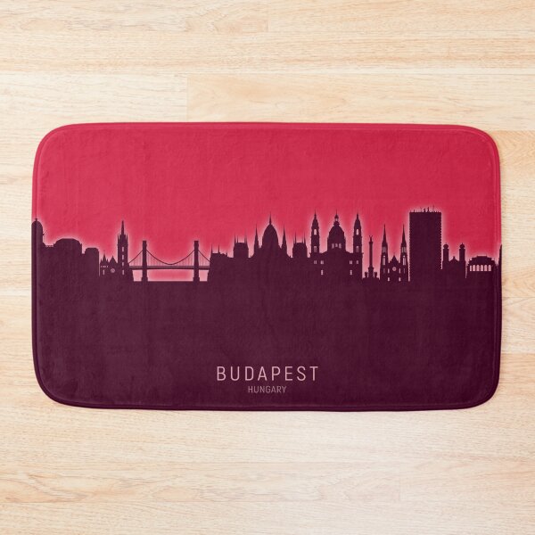 Item preview, Budapest Hungary Skyline designed and sold by ArtPrints.