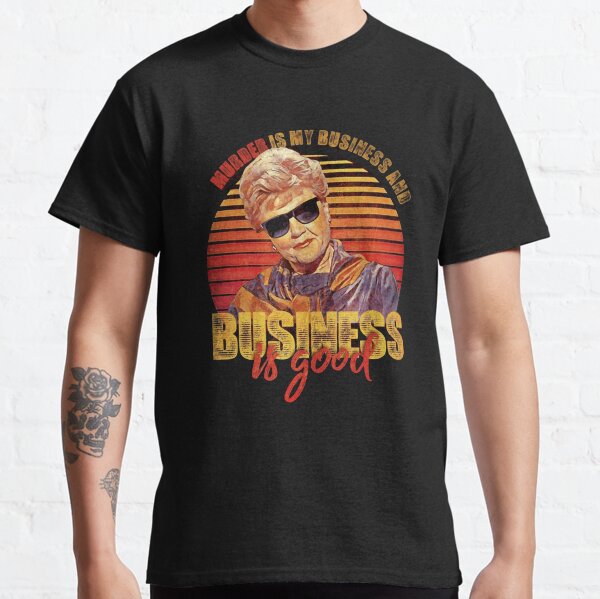 Vintage Jessica Fletcher's Is My Business And Business Is Good Gifts Classic T-Shirt