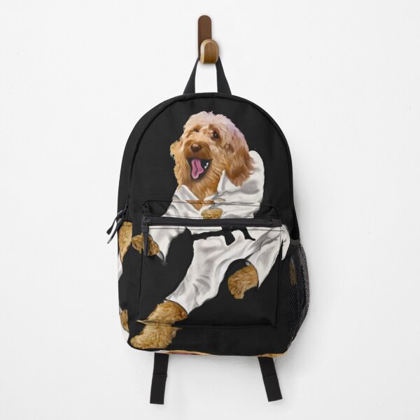 Item preview, Cavapoo Fists of furry Kong fu Cava - Karate - martial arts Cavapoo Cavoodle puppy dog - cavalier king charles spaniel poodle, puppy love designed and sold by Artonmytee.