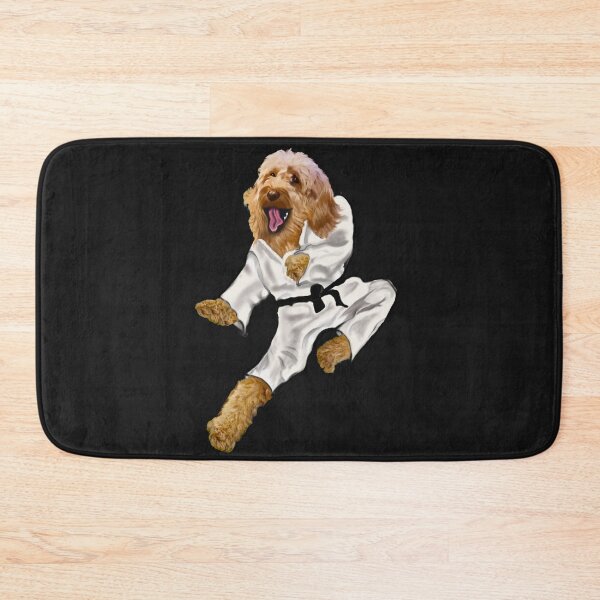 Item preview, Cavapoo Fists of furry Kong fu Cava - Karate - martial arts Cavapoo Cavoodle puppy dog  - cavalier king charles spaniel poodle, puppy love designed and sold by Artonmytee.