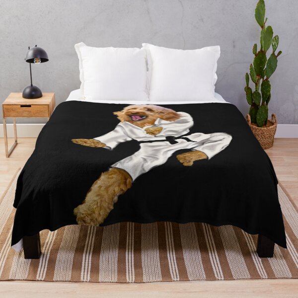 Item preview, Cavapoo Fists of furry Kong fu Cava - Karate - martial arts Cavapoo Cavoodle puppy dog  - cavalier king charles spaniel poodle, puppy love designed and sold by Artonmytee.