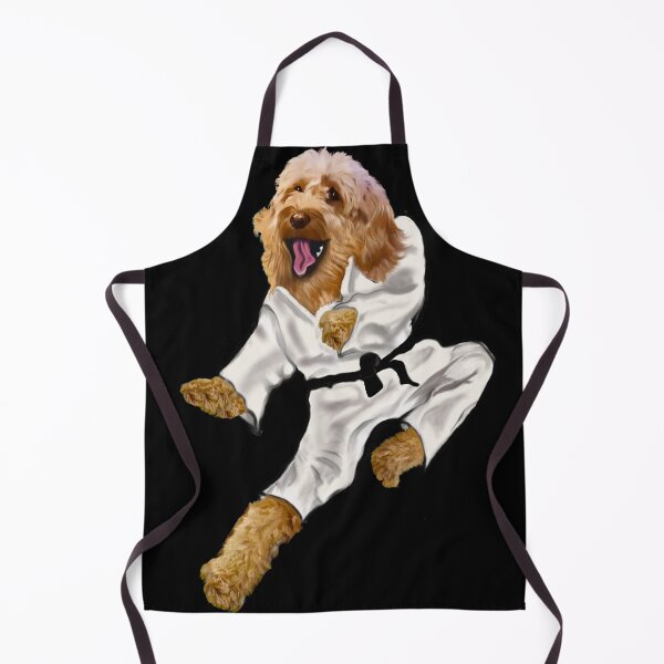 Item preview, Cavapoo Fists of furry Kong fu Cava - Karate - martial arts Cavapoo Cavoodle puppy dog - cavalier king charles spaniel poodle, puppy love designed and sold by Artonmytee.