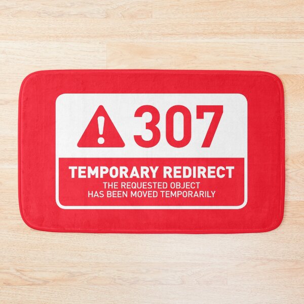 Item preview, HTTP Error 307 Temporary Redirect Object (Red) designed and sold by VoodooCircus.