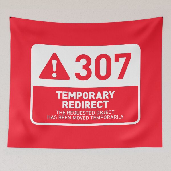 Item preview, HTTP Error 307 Temporary Redirect Object (Red) designed and sold by VoodooCircus.