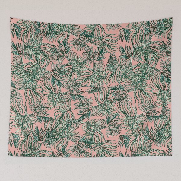 Item preview, Tropical pink Palm Tree Print designed and sold by CharIsabella.