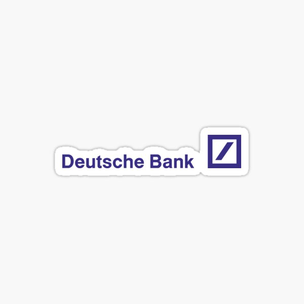 Sticker Deutsche Bank Redbubble