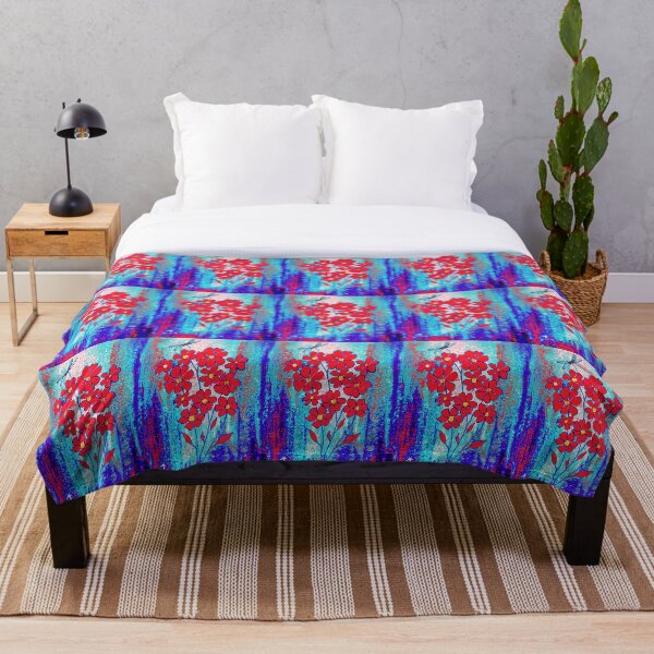 Flowers of Joy Throw Blanket
