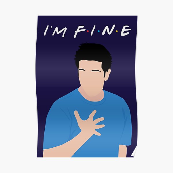 Ross Geller Posters | Redbubble