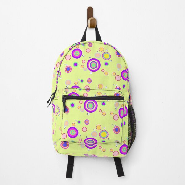 Item preview, Green Early 2000s Colourful Circles Geometrical Pattern  designed and sold by junepillows.