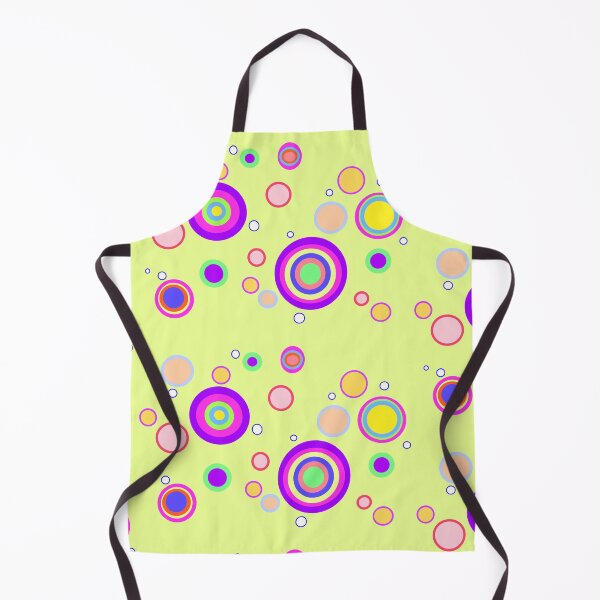 Item preview, Green Early 2000s Colourful Circles Geometrical Pattern  designed and sold by junepillows.