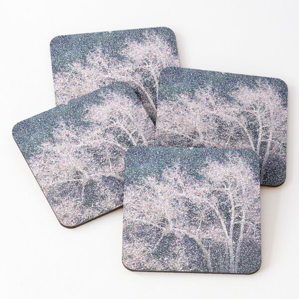 Item preview, Snowy Dotted Aspen Tree - Cool Art designed and sold by joejiing.