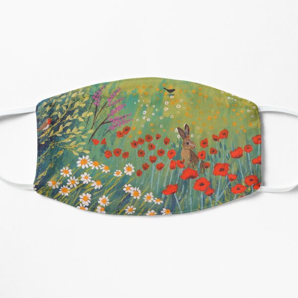 The House by Summer Meadow Flat Mask