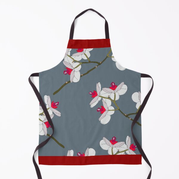 Item preview, White Orchid on Dove Grey Background. designed and sold by cgroenewald.
