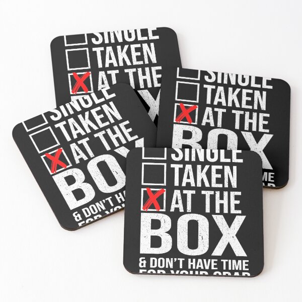 Item preview, In a relationship with the box Funny Mens Womens T-shirt Fitness Box Gym Gift Present Lover  designed and sold by Talia  Jones.