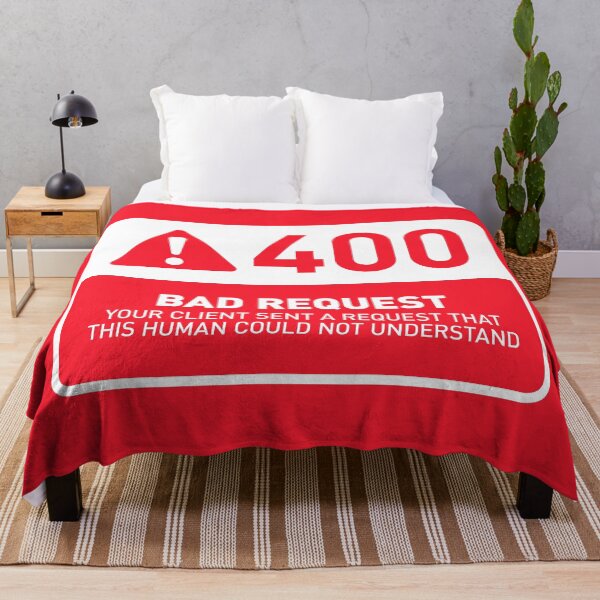 Item preview, HTTP Error 400 Bad Request Human (Red) designed and sold by VoodooCircus.