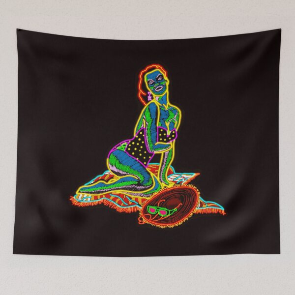 Item preview, Neon beach Pinup designed and sold by mrahgazi.