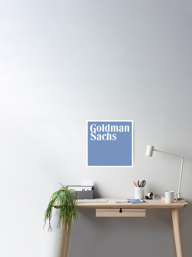 Goldman Sachs Logo Poster By Dagnolocarlo Redbubble