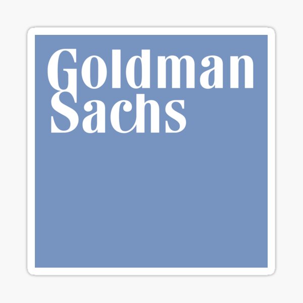 Goldman Sachs logo Sticker