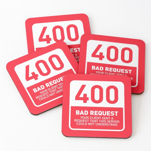 Item preview, HTTP Error 400 Bad Request Server (Red) designed and sold by VoodooCircus.