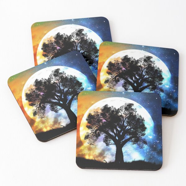 Item preview, Full moon and tree designed and sold by AnnArtshock.