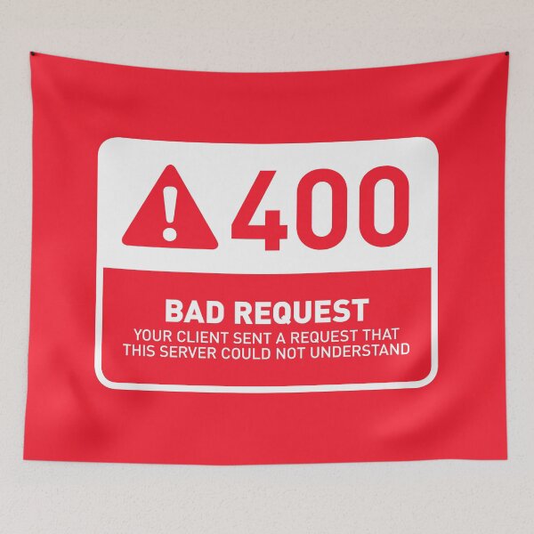 Item preview, HTTP Error 400 Bad Request Server (Red) designed and sold by VoodooCircus.