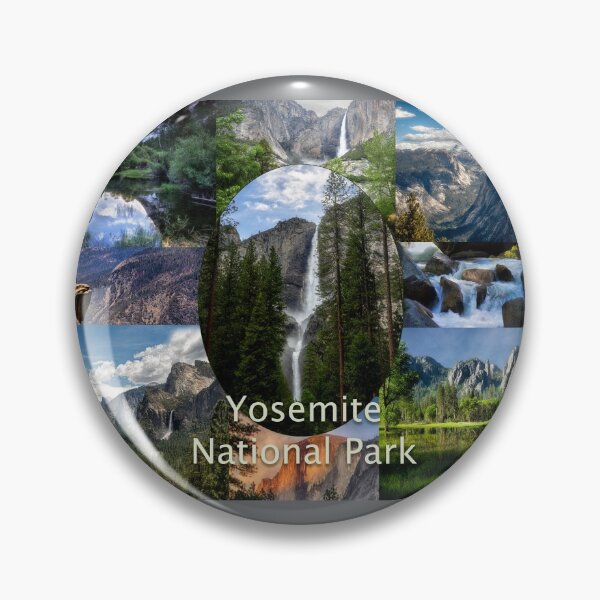 Artikelvorschau, Entdecken Sie die Collage des Yosemite-Nationalparks entworfen und verkauft von Kathy Weaver.