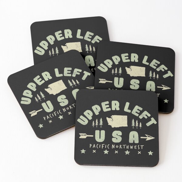 Item preview, Upper Left USA Northwest Pacific Vintage Distressed Design designed and sold by miftake.