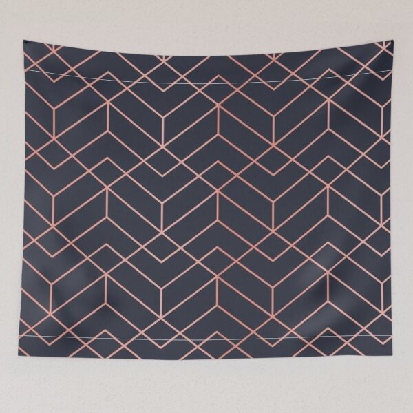 Item preview, Geometric Pattern, Blue Colored Print, designed and sold by thelastelement.