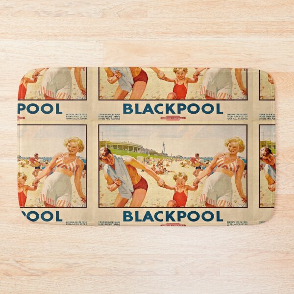 Item preview, Railway Poster Blackpool designed and sold by stickart-marek.