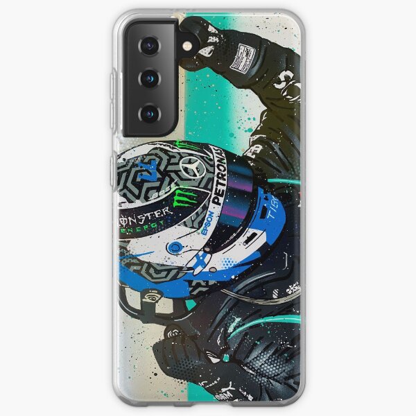 Valtteri Bottas 2020 Austrian GP graffiti painting by DRAutoArt Samsung Galaxy Soft Case