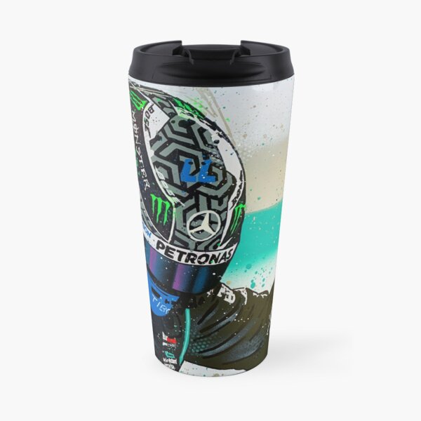 Valtteri Bottas 2020 Austrian GP graffiti painting by DRAutoArt Travel Mug