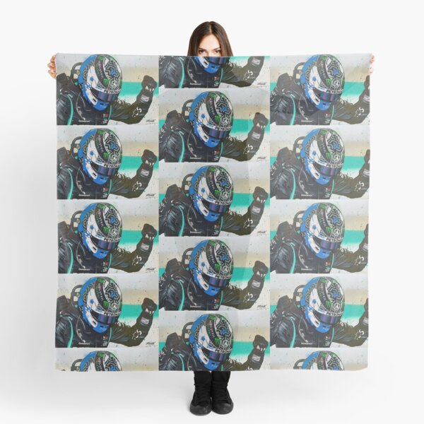 Valtteri Bottas 2020 Austrian GP graffiti painting by DRAutoArt Scarf