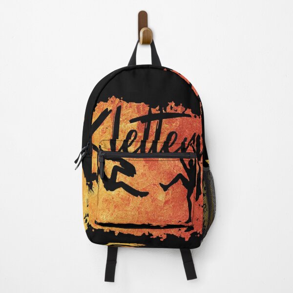 Item preview, Rock climbing lettering climber female climber fire and flame bouldering climbing gifts designed and sold by MadandMean.