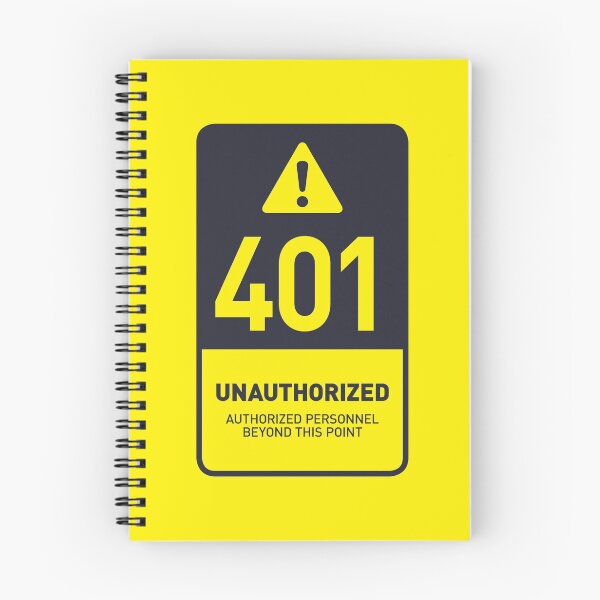 Item preview, HTTP Error 401 Unauthorized (Yellow) designed and sold by VoodooCircus.
