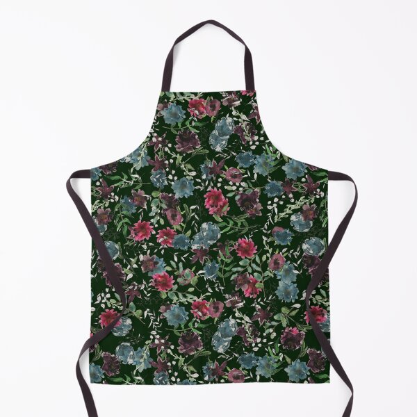 Item preview, Blossom and Blooms in Forest Green designed and sold by CharIsabella.