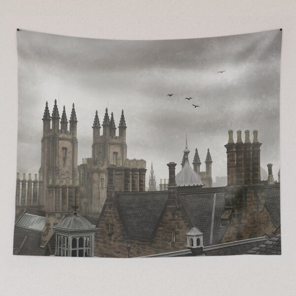 Item preview, Rooftops of Edinburgh designed and sold by Anna Middlemass.