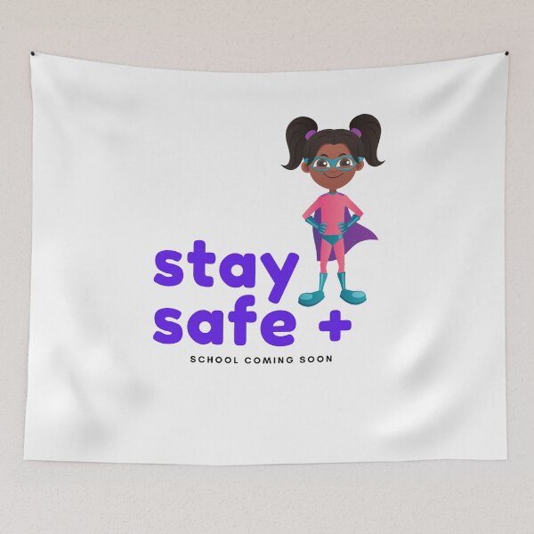 Item preview, Stay Safe-Girl kids designed and sold by anis264.