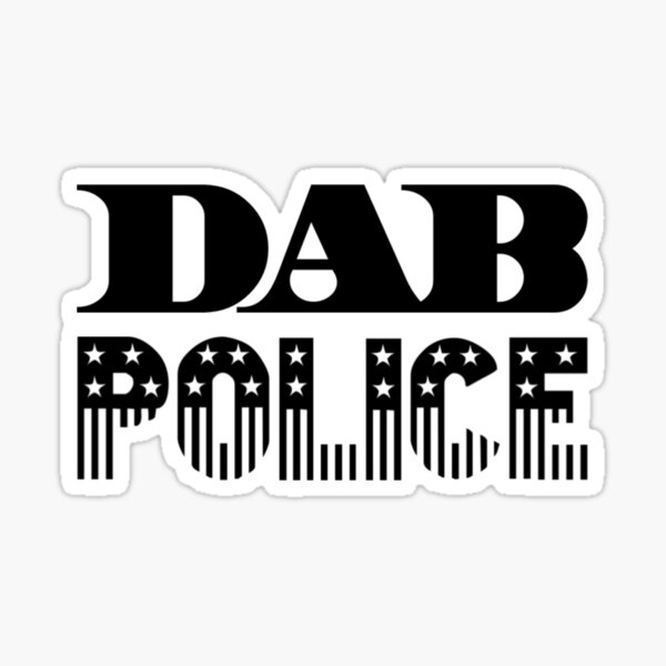 DAB Police Sticker