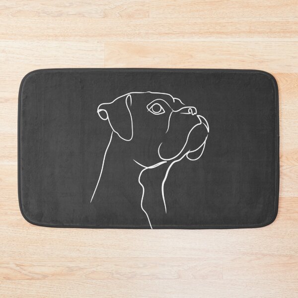 Item preview, Boxer Dog Line Art designed and sold by TailTrails.