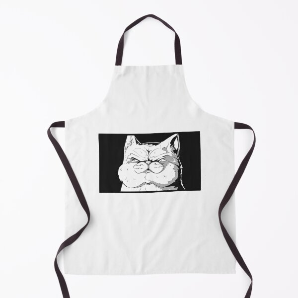 Item preview, Shocked Angry Black And White Cat designed and sold by Krazh.