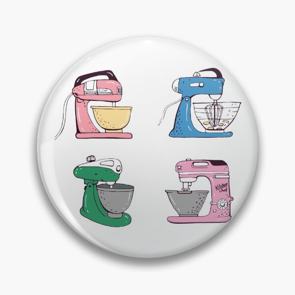 Item preview, Vintage mixers colorful print designed and sold by Bakulina.