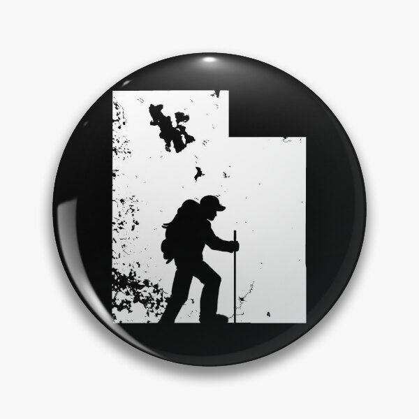Item preview, Utah Hiker Shirt Love Mountain Hiking Distressed Gear designed and sold by DynamicDesign.