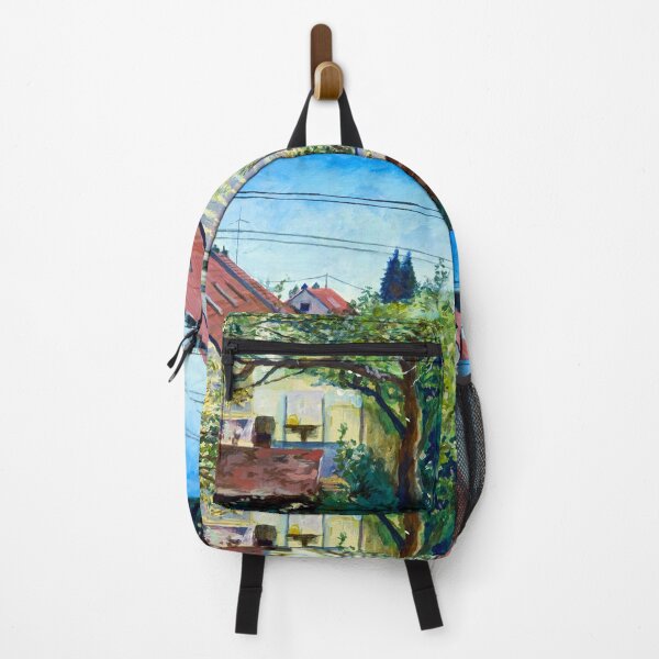 Item preview,  when I decided to finish painting a picture every day. It shows our neighbor's apple tree in Augsburg. designed and sold by Lillian Berthel.