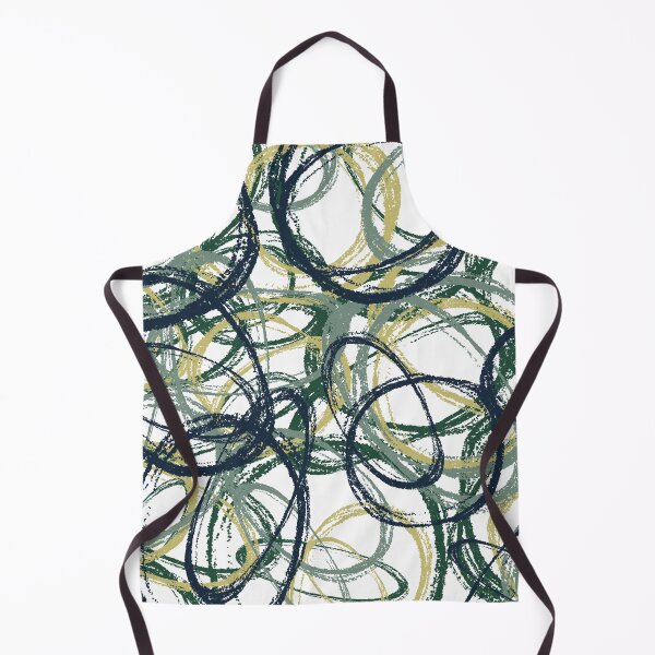 Item preview, Grey and Green Abstract Print designed and sold by CharIsabella.