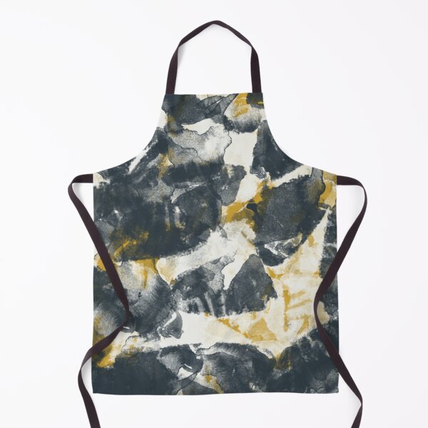 Item preview, Grey and Mustard Yellow Abstract Print designed and sold by CharIsabella.
